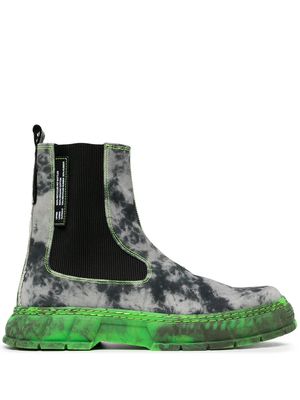 Virón 1997 Neon Fog tie-dye boots - Grey