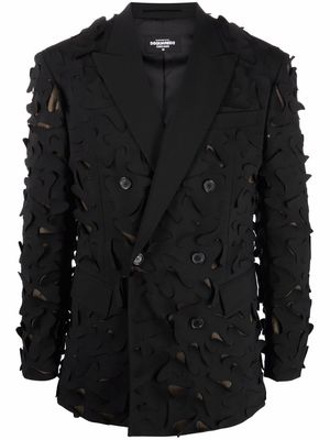Dsquared2 textured-finish blazer - Black