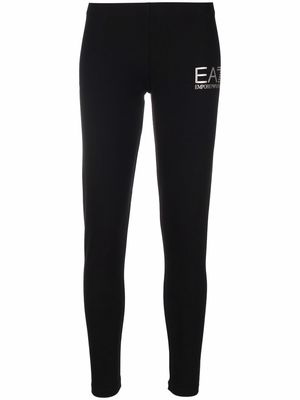 Ea7 Emporio Armani EA7 logo-print leggings - Black
