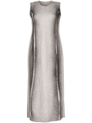 sulvam sleeveless faded-trim shift dress - Grey