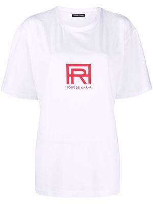 Antonella Rizza logo-print short-sleeved T-shirt - White