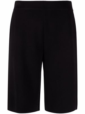 12 STOREEZ knitted Bermuda shorts - Black
