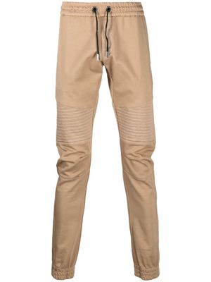 Philipp Plein Iconic drawstring-waist trousers - Neutrals