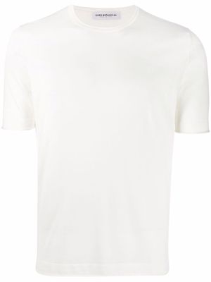 GOES BOTANICAL crewneck shortsleeved merino T-shirt - Neutrals