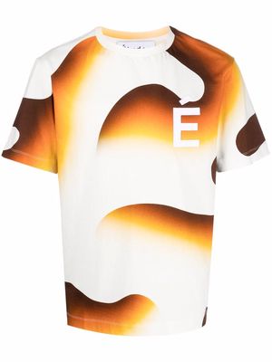 Etudes smoke-print T-shirt - White
