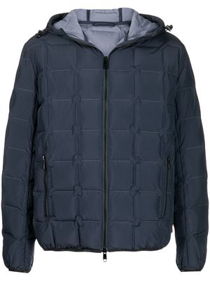 Armani Exchange hooded down jacket - Blue