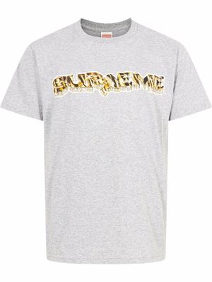 Supreme logo-print Diamond T-shirt "FW21" - Grey