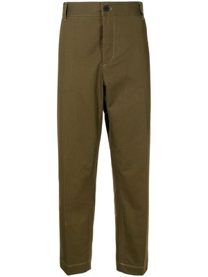 Maison Kitsuné slim-fit chino trousers - Green