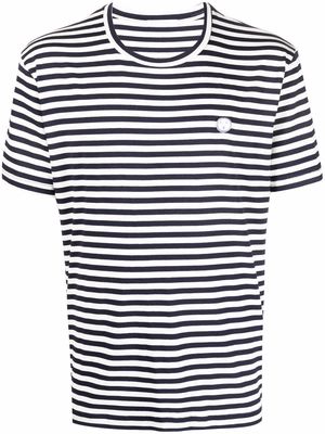 Société Anonyme stripe-print T-shirt - Blue
