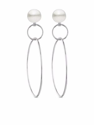 AUTORE MODA Monique pearl-embellished earrings - Silver