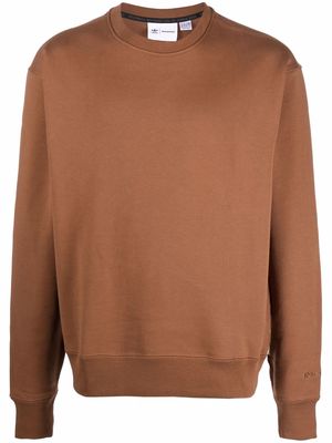 adidas x Pharrell Williams crew neck sweater - Brown