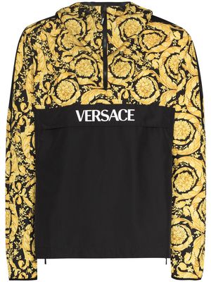 Versace Barocco-print track jacket - Black