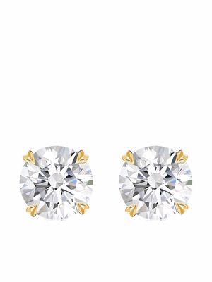 Pragnell 18kt yellow gold Windsor 1.20ct diamond stud earrings