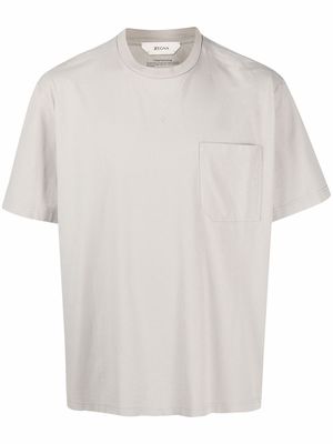 Z Zegna chest-pocket T-shirt - Neutrals