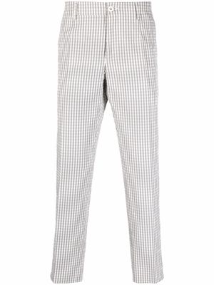 Golden Goose gingham-check trousers - White