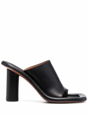 AMBUSH leather cushion mule - Black