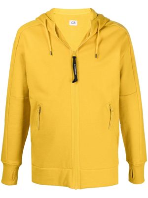 C.P. Company zip-fastening Goggle hoodie - Yellow