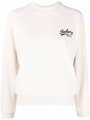 Iceberg logo-print sweatshirt - Neutrals