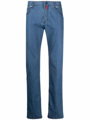 Kiton Basic straight-leg jeans - Blue