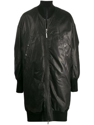 Isaac Sellam Experience long-line bomber jacket - Black