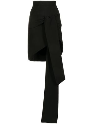 Maticevski tied-front pencil skirt - Black