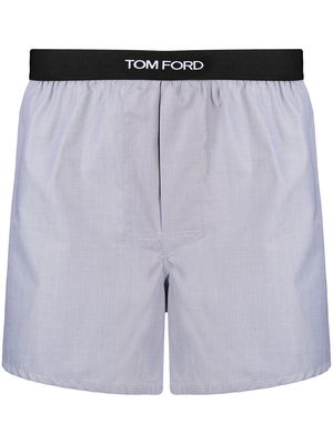 TOM FORD logo-waistband boxers - Grey