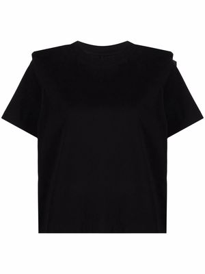 Isabel Marant Zelito pleated T-shirt - Black