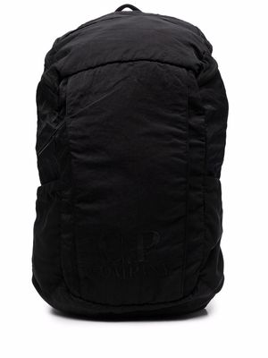 C.P. Company embroidered-logo backpack - Black