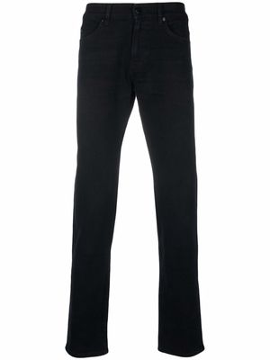 BOSS low-rise slim-cut jeans - Black