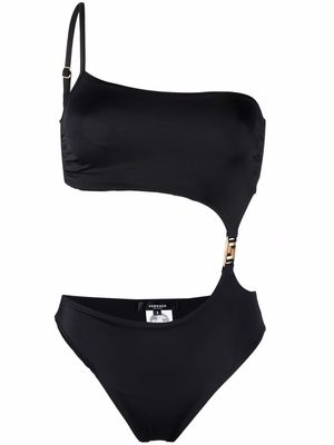 Versace Greca cut-out swimsuit - Black