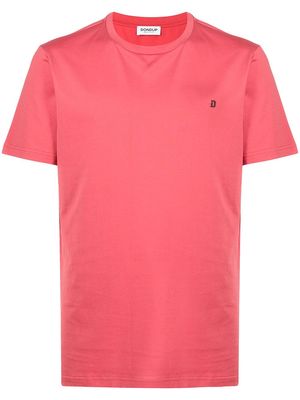 DONDUP embroidered logo T-shirt - Pink