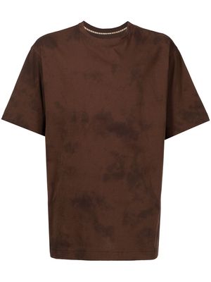 Ziggy Chen graphic-print short-sleeve T-shirt - Brown