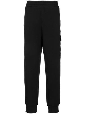 Armani Exchange contrast-pocket joggers - Black
