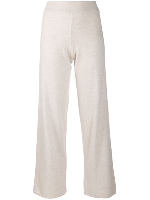 Le Kasha cashmere knitted trousers - Neutrals