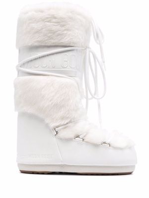 Moon Boot Icon faux-fur snow boots - White