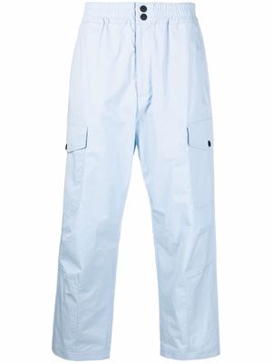 MSGM straight-leg cargo pants - Blue