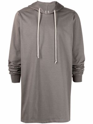 Rick Owens drawstring pullover hoodie - Brown