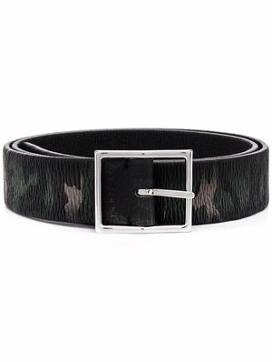 Orciani camouflage-print belt - Green