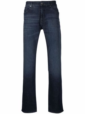 BOSS straight-leg dark-wash jeans - Blue