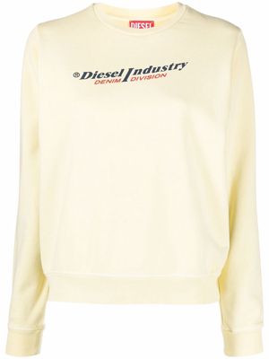 Diesel F-REGGY-IND logo-print sweatshirt - Yellow