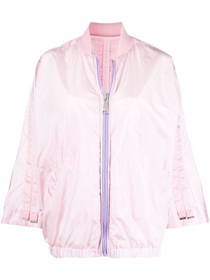 Khrisjoy wide-sleeve bomber jacket - Pink