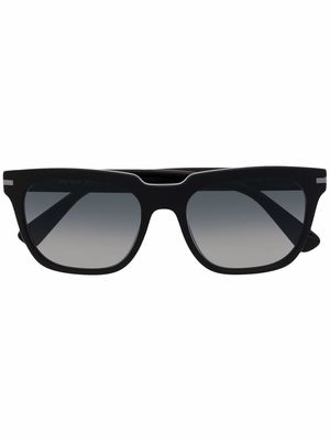 Prada Eyewear logo plaque square-frame sunglasses - Black