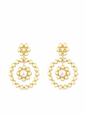AUTORE MODA Jane oversized earrings - Gold