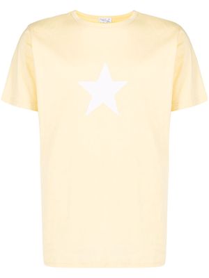 agnès b. Brando star-print T-shirt - Yellow