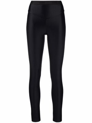 Gcds logo-waistband leggings - Black