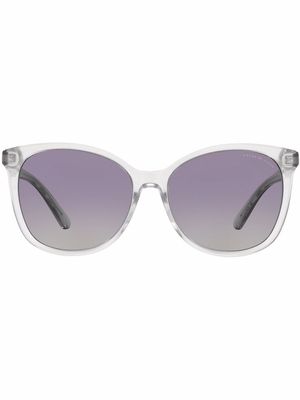 Coach round-frame sunglasses - White