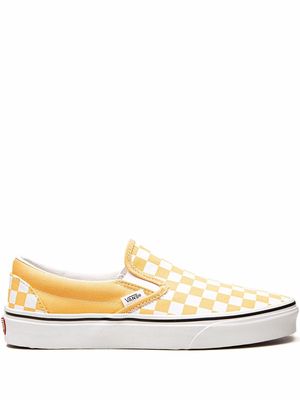Vans Classic slip-on sneakers "Checkerboard" - Yellow