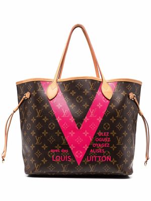 Louis Vuitton pre-owed limited edition Neverfull GM tote bag - Brown