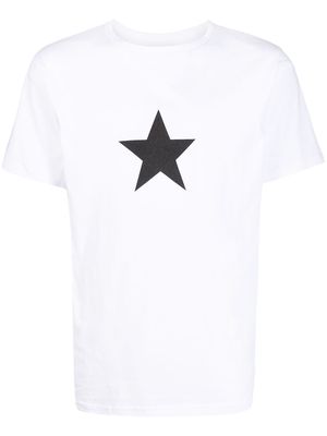 agnès b. Coulos star-print T-shirt - White