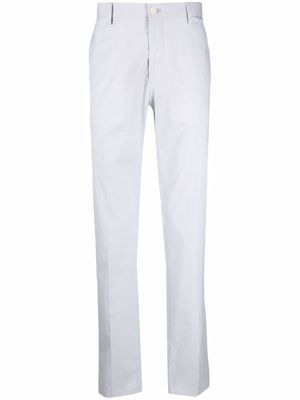 ETRO pressed-crease cotton tailored trousers - Grey